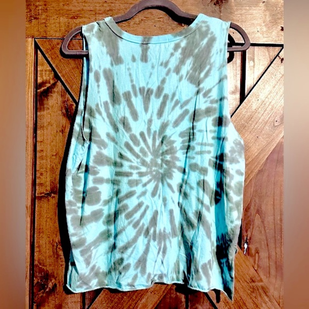 NWOT Rock & Roll Denim Tye Die Tequila Time Tank Sz XL - Picture 5 of 12